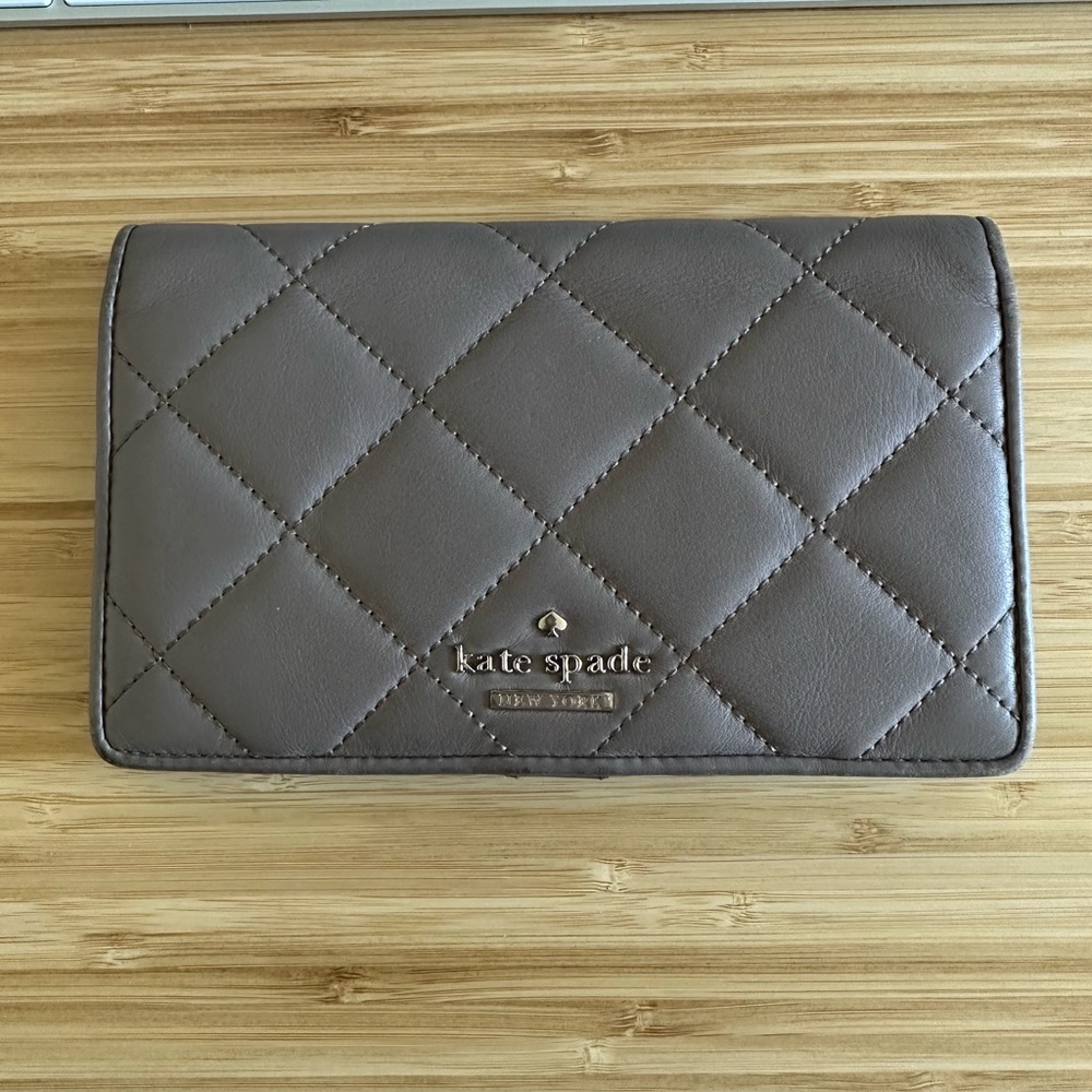 Kate Spade Bifold Taupe Wallet